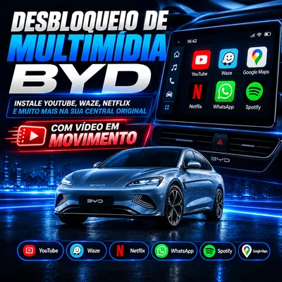 Desbloqueio de Multimídia BYD