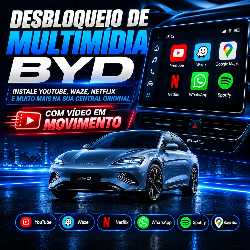 Desbloqueio de Multimídia BYD