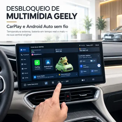 Desbloqueio de Multimídia Geely — detalhe