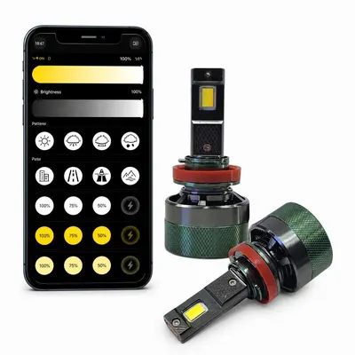 Lâmpada LED 2 cores 3000K ~ 6000K
