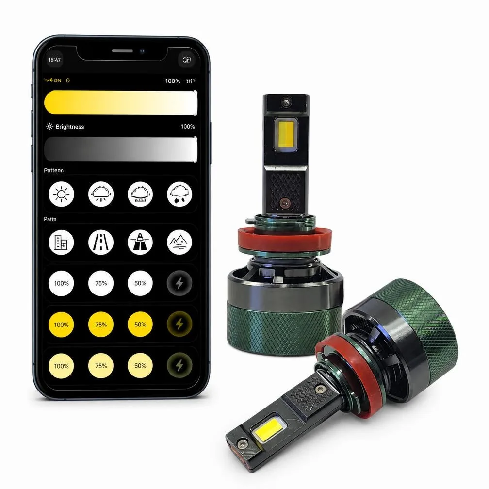 Lâmpada LED 2 cores 3000K ~ 6000K
