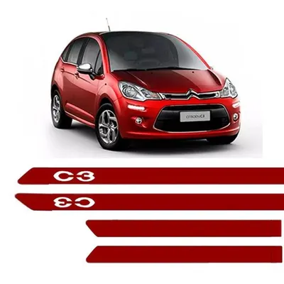 Friso Lateral C3 13/22 Vermelho Rubi/Escuro +SL*