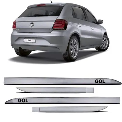 Friso Lateral Gol 09/ Prata Tungstenio Largo*
