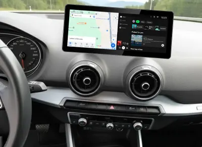 Central Multimídia Octacore PRO Luxury para Audi Q5L 18-24 - imagem lateral