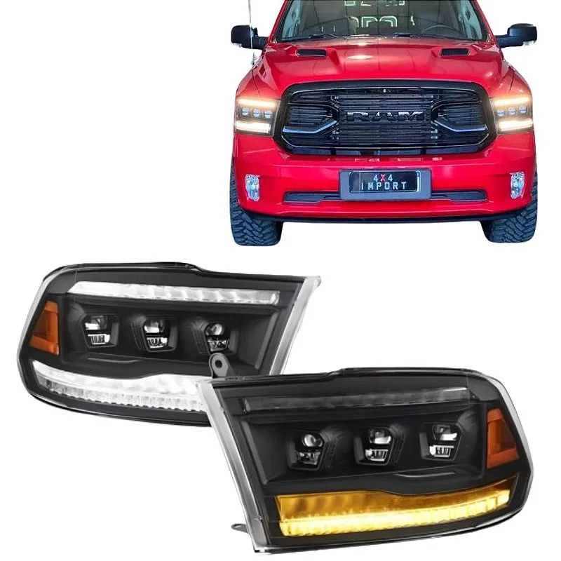 Farol Full Led Dodge Ram 2500 2012 a 2018 - Imagem 1