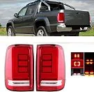 Produto instalado na caminhonete para demonstração da Lanterna Amarok 2017 2018 2019 2020 2021 Red.