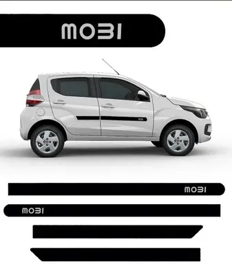 Friso Lateral Mobi Preto Borracha C/Nome*