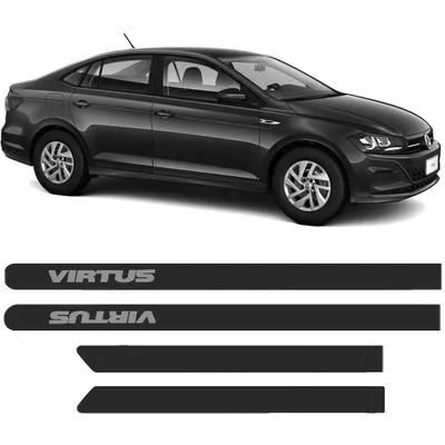Friso Lateral Virtus Preto Ninja (AR)*