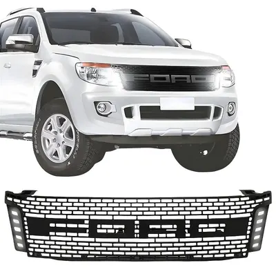 Grade Dianteira Ford Ranger Raptor Com Led Branco 2012 2013 - imagem 1