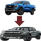 Kit Transformação Ranger 2024 em Raptor - imagem 4