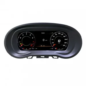 painel cluster digital tft vw polo 6r 08-16