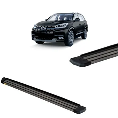 Estribo Tiggo 8 Alumínio Slim Onix (+KIT)*