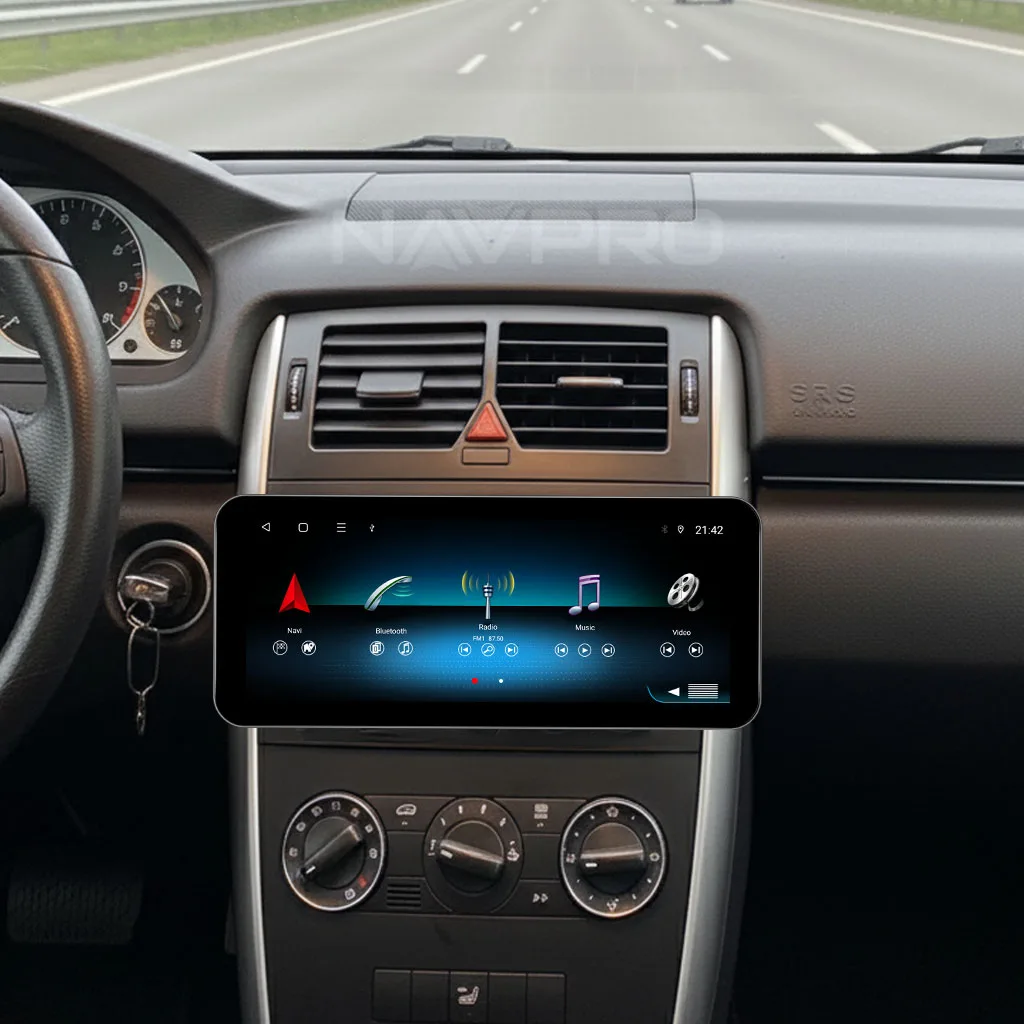 Central Multimídia Octacore PRO Luxury para Mercedes-Benz B200 04-12