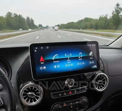 Central Multimídia Octacore PRO Luxury para Mercedes-Benz Vito 2016 a 2021