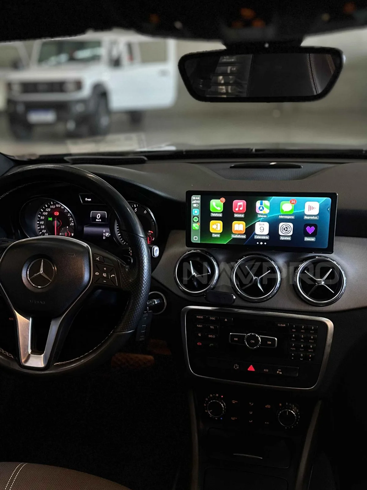 Central Multimídia Octacore PRO Luxury para Mercedes-Benz GLA 15-19 10.25" com alta tecnologia