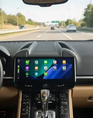 Central Multimídia Octacore PRO Luxury para Porsche Cayenne 12.3 com foco em tecnologia automotiva