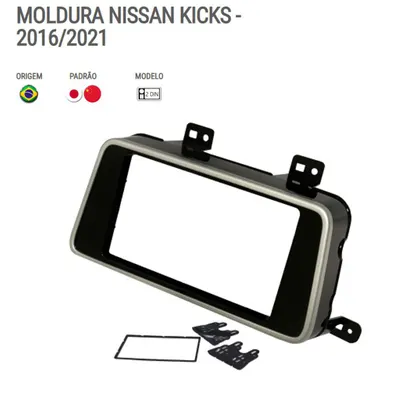 Moldura P/Mídia Kicks 7″ Black Piano*