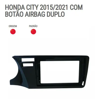Moldura P/Mídia City 15/21 9″ Black Piano*
