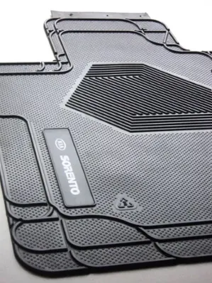 Tapete Personalizado PVC Sorento 12/ Preto 3Pç*