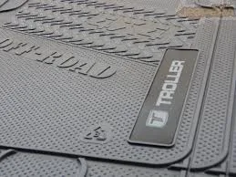 Tapete Personalizado PVC Troller 04/08 Preto 3Pç*