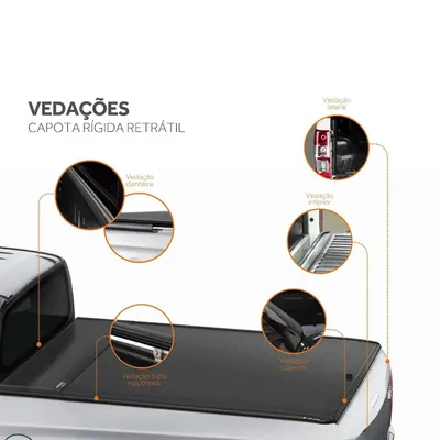 Capota Rígida Retrátil Rampage Manual* — detalhe