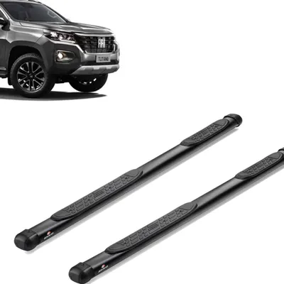 Estribo Titano Oblongo Preto K1 *