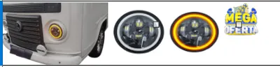 Farol De Led 7″ (17.5x 17.2x 4.5 Cm)*