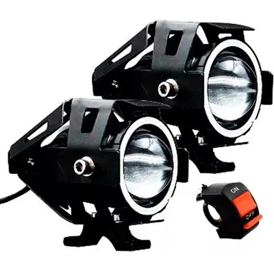 FAROL DE MILHA UNIVERSAL PARA MOTO
