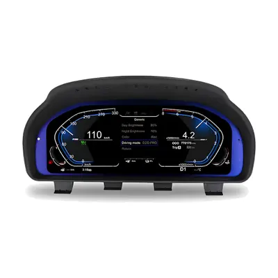 Painel Cluster Digital TFT BMW Série 5 F10 F11 F18 10-17 com tela HD e design moderno