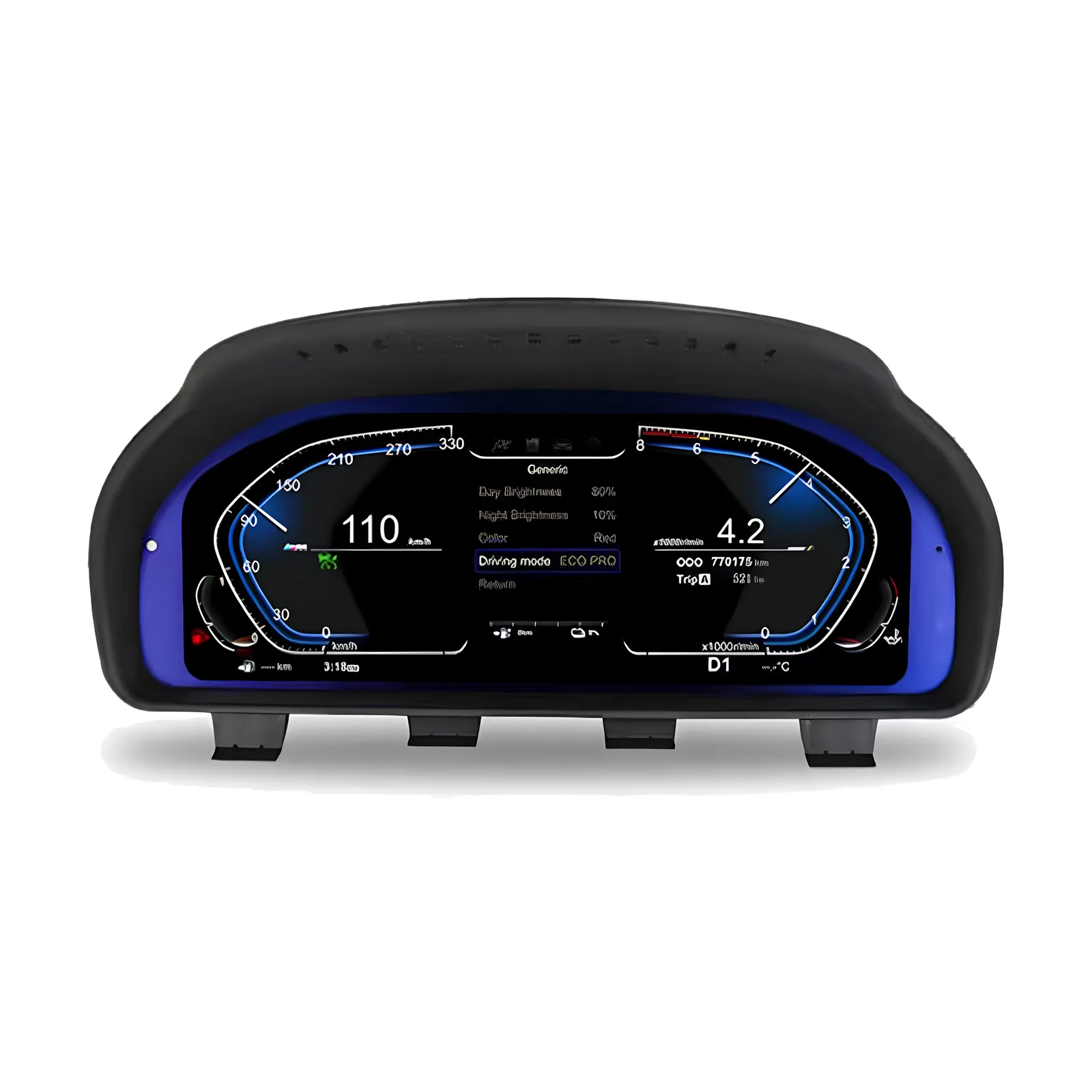 Painel Cluster Digital TFT BMW Série 5 F10 F11 F18 10-17 com tela HD e design moderno