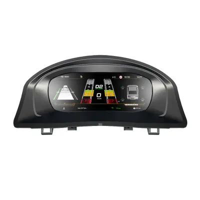 Painel Cluster Digital TFT VW Golf 5 04-08 com tela de 10.25" e resolução de 1920x720