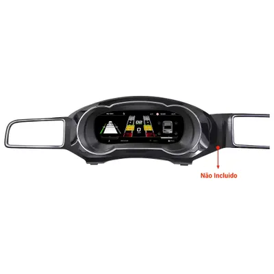 Painel Cluster Digital TFT VW Jetta 6 15-18 10.25" 1920x720 - imagem frontal