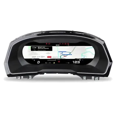 Painel Cluster Digital TFT VW Passat B8 15-23 9" 1920x720 - Visão frontal