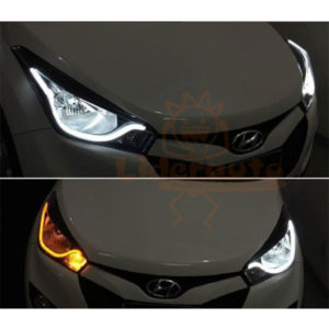 DRL EMBUTIDO NO FAROL